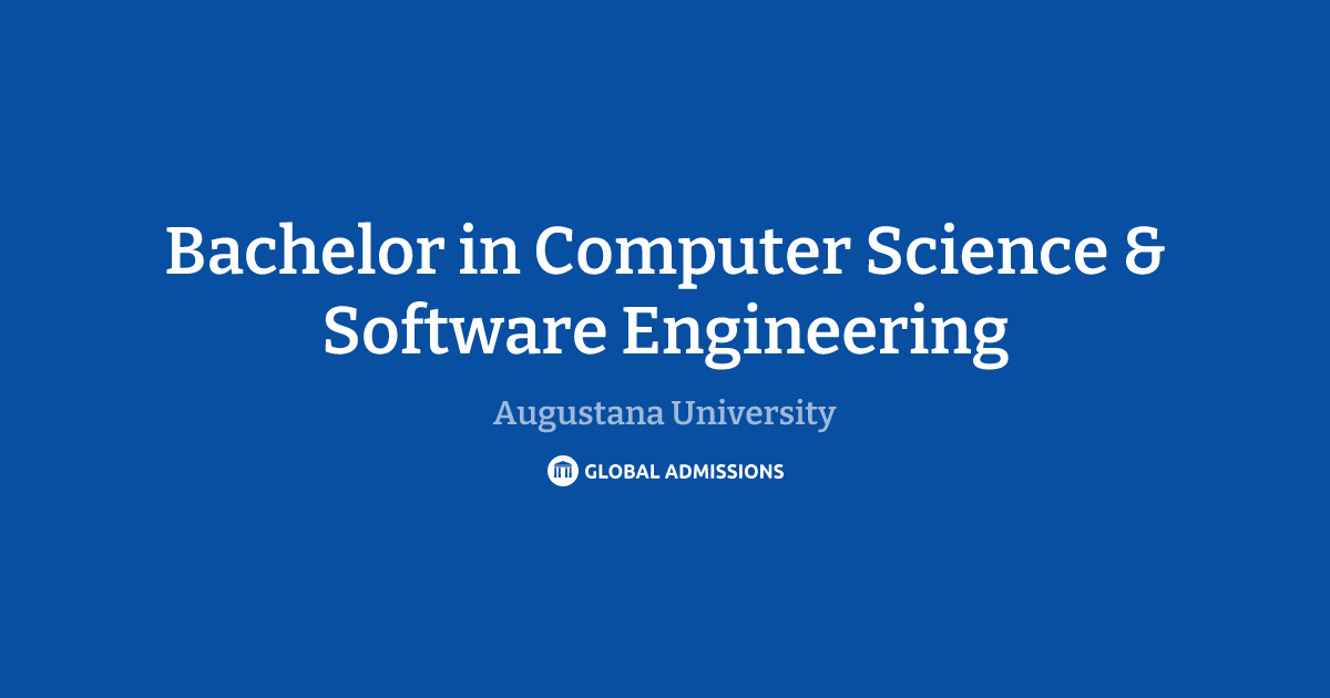 Bachelor in Computer Science & Software Engineering at Augustana ...