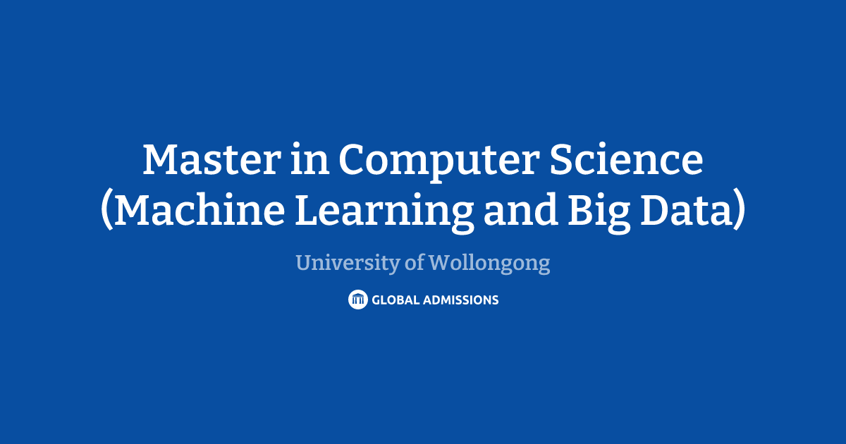 Master in Computer Science (Machine Learning and Big Data) at ...