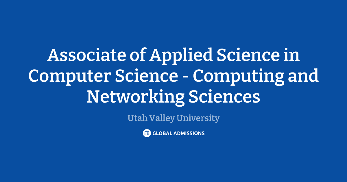 Associate of Applied Science in Computer Science - Computing and ...