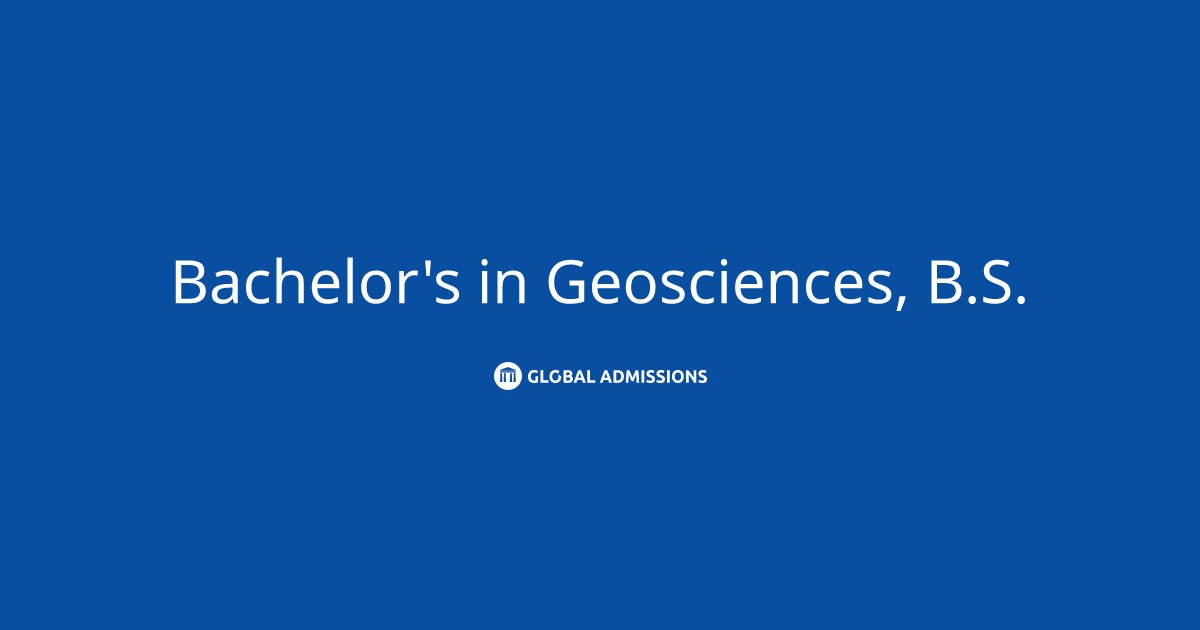 Bachelor's in Geosciences, B.S. at Penn State University Global