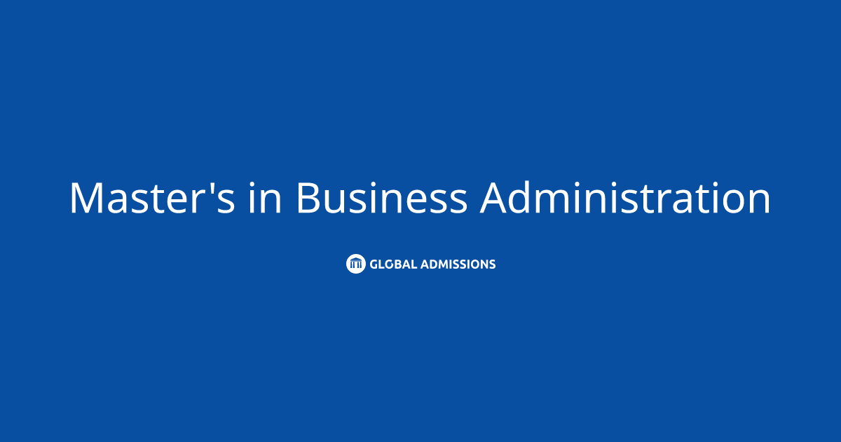 Master's in Business Administration at University of HoustonClear Lake