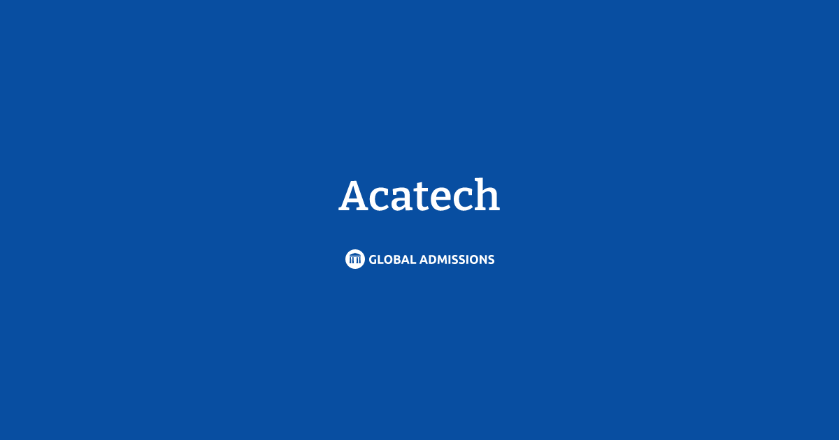 Acatech International Admissions | Global Admissions