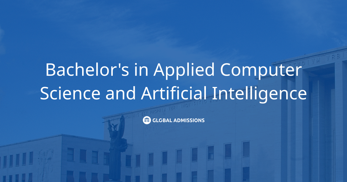 Bachelor's in Applied Computer Science and Artificial Intelligence at ...