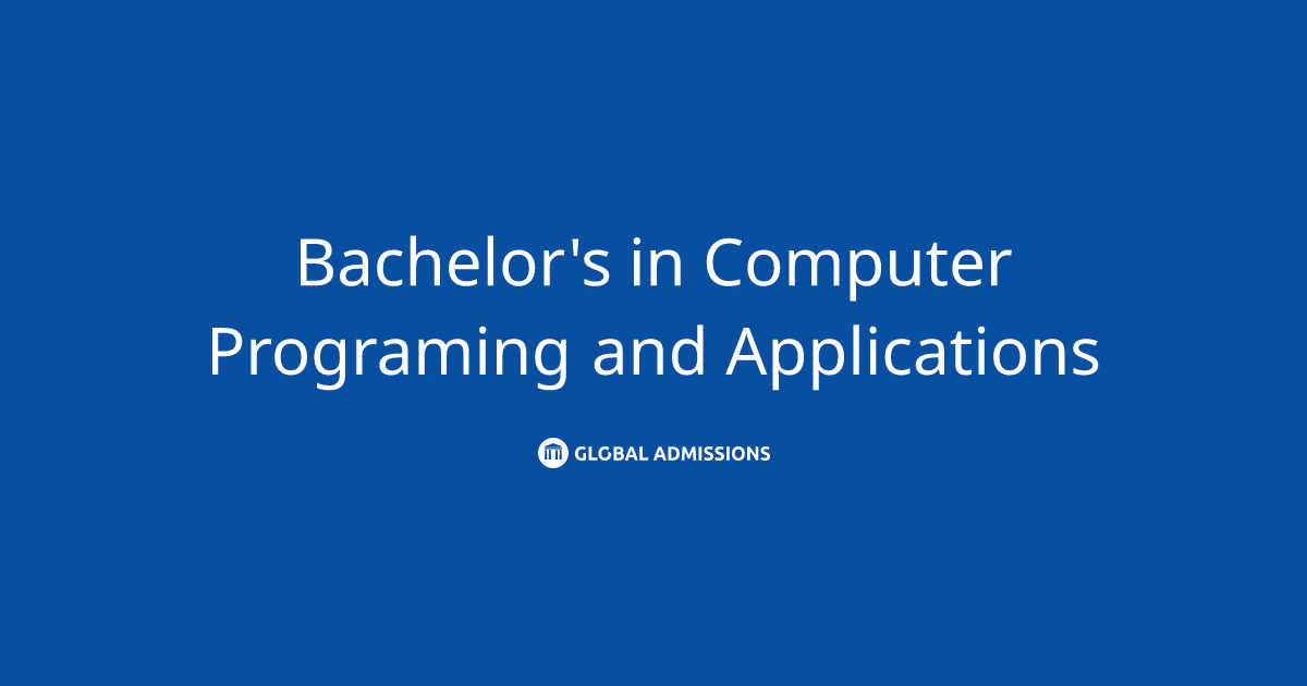 Bachelor's in Computer Programing and Applications at Florida State ...
