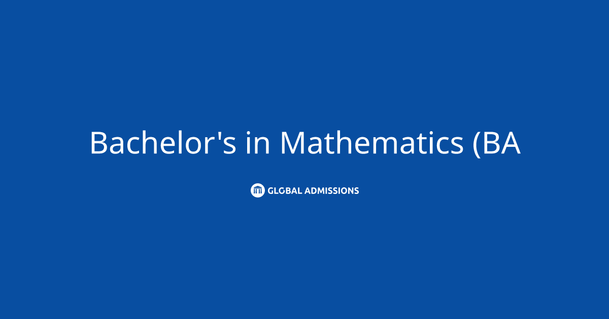 Bachelor's in Mathematics (BA) at Alfred University | Global Admissions