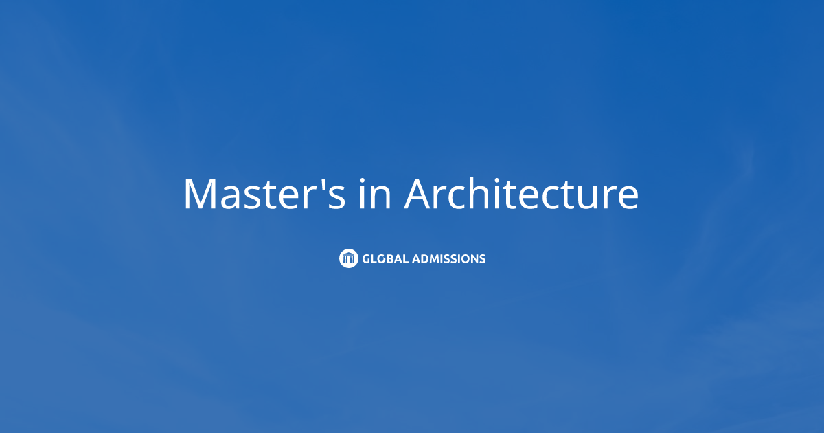 Master's in Architecture at Rensselaer Polytechnic Institute | Global ...