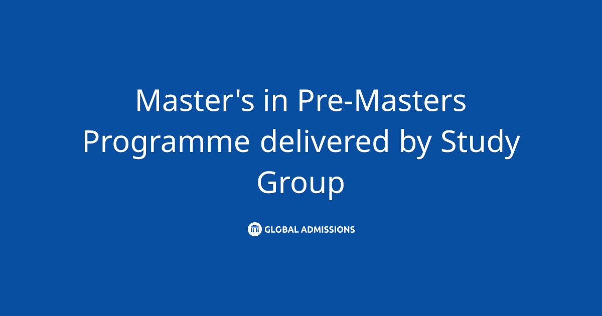 Master's in Pre-Masters Programme delivered by Study Group at Kingston ...