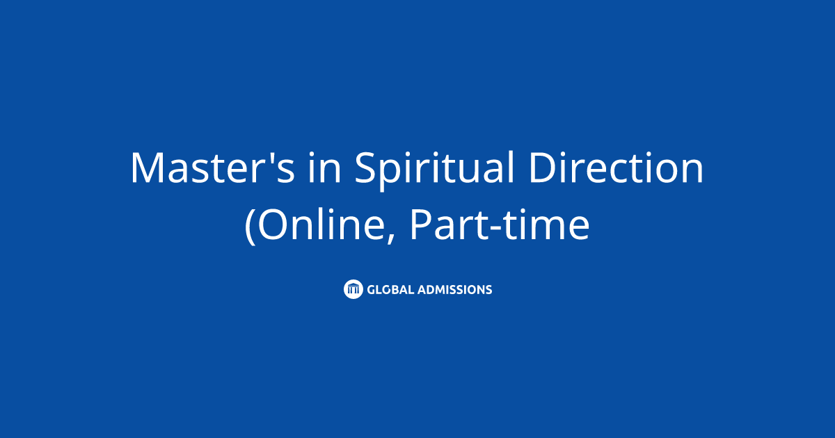Master's in Spiritual Direction (Online, Part-time) at University of ...
