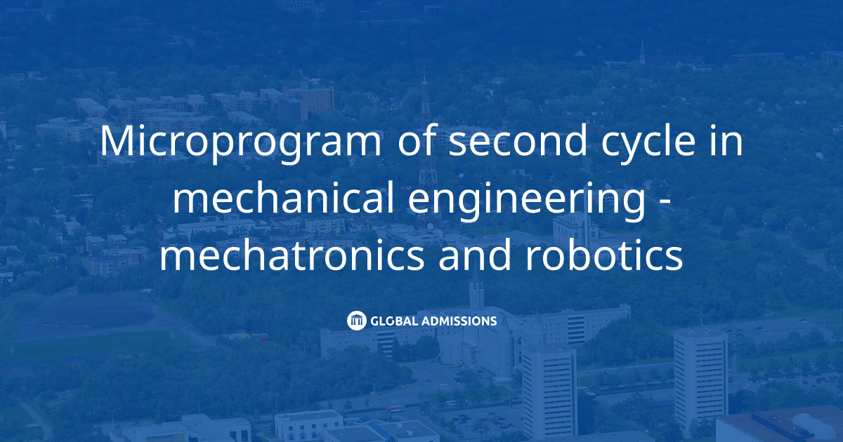 Microprogram of second cycle in mechanical engineering - mechatronics ...