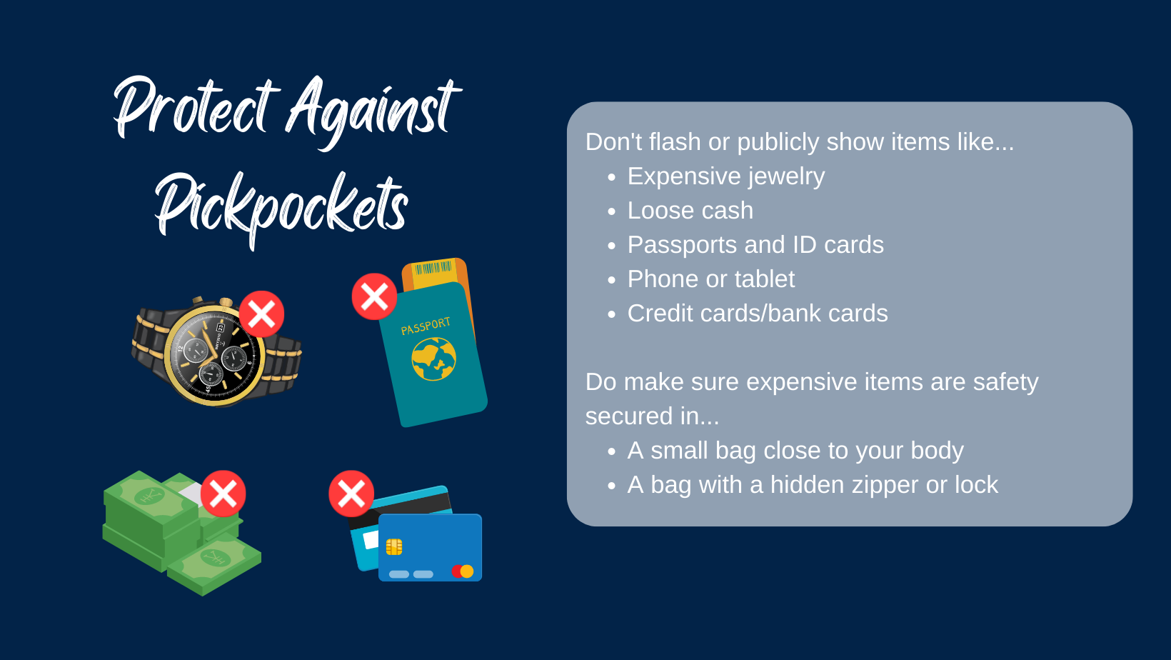 Stay safe while studying abroad pickpockets